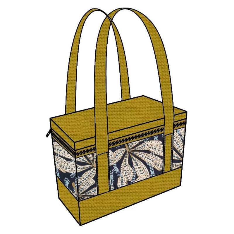 CARMEL - Lunch bag Marronnier Moutarde